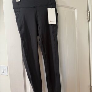 Lululemon Black Leggings Invigorate Highrise